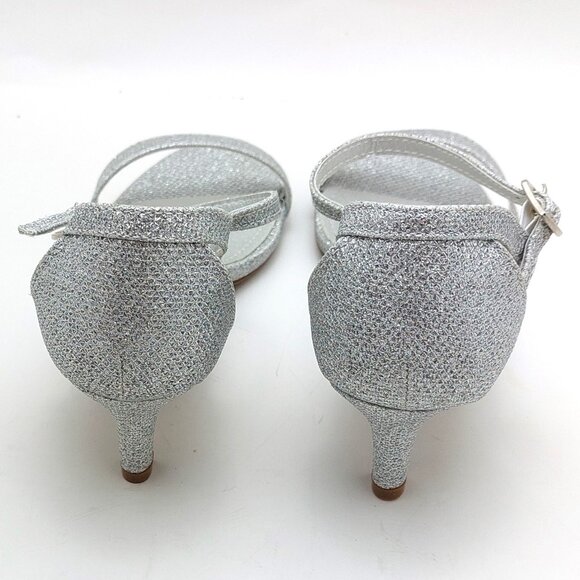Dream Pairs Low Stilettos Heel Sandals Ankle Strap Work Dress Shoes - Size 7 - Picture 2 of 9